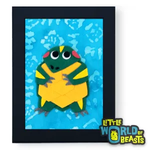Mario the Slider Turtle Framed