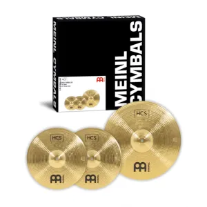 Meinl HCS 14" Hi Hats, 18" Crash-Ride Cymbal Pack