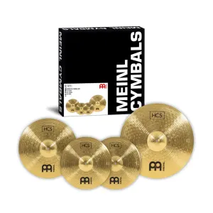 Meinl HCS Cymbal Pack - 14" Hi-hats, 16" Crash, 20" Ride
