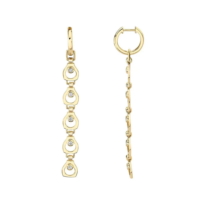 Michael M Signature 14K Yellow Gold Drop Earrings ER433