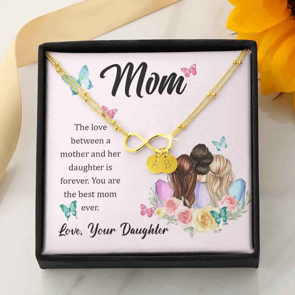 Mom and Daughter love is forever- Infinity Bracelet