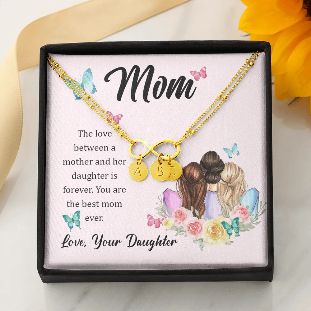 Mom and Daughter love is forever- Infinity Bracelet