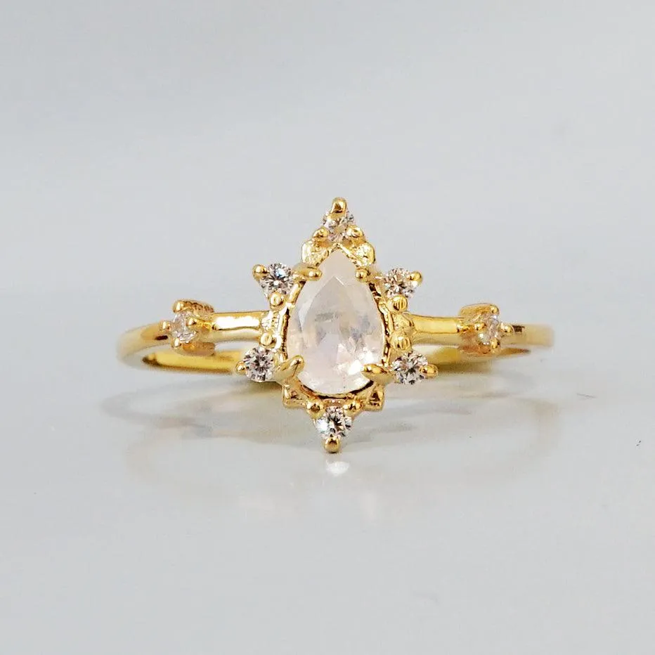Moonstone Crush Ring