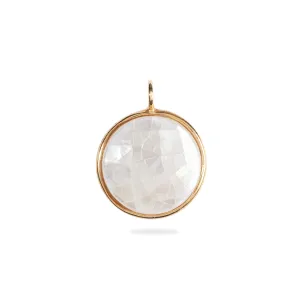 MOTHERPEARL MOSAIC CHARM / GOLD