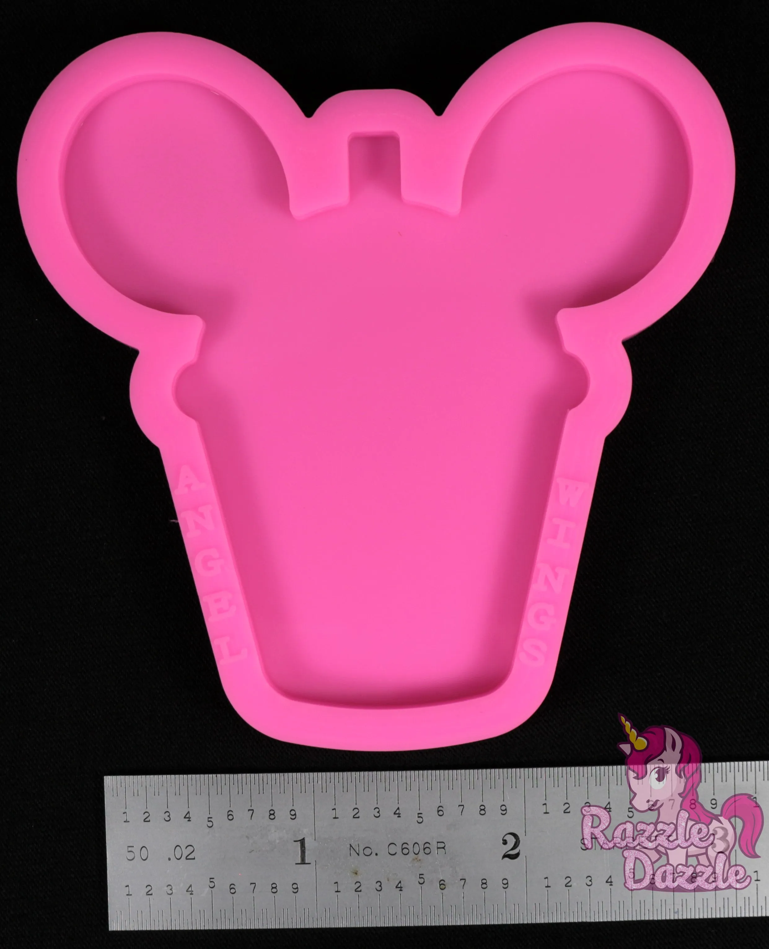 Mouse Head Drink Cup Badge Reel / EZ Gripper Mold