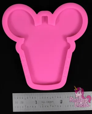 Mouse Head Drink Cup Badge Reel / EZ Gripper Mold