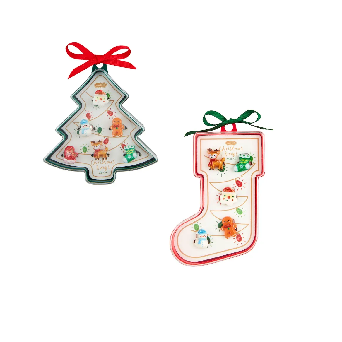 Mud Pie Christmas Dress-Up Ring Set