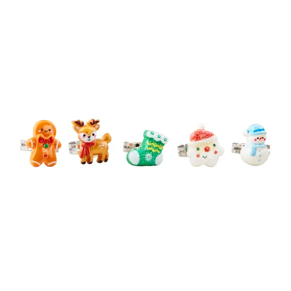 Mud Pie Christmas Dress-Up Ring Set