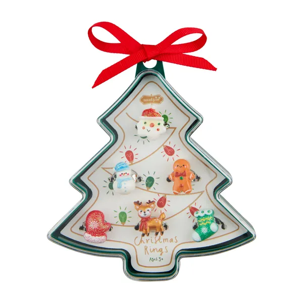 Mud Pie Christmas Dress-Up Ring Set