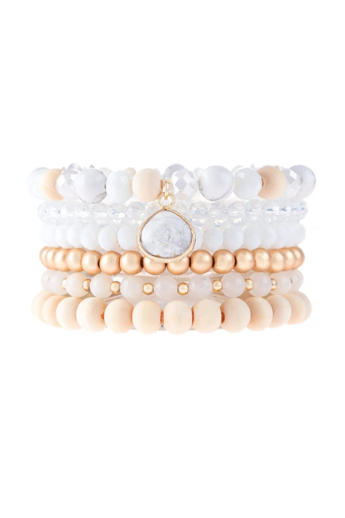 Multi Line Beaded Bracelet- 6 Colors