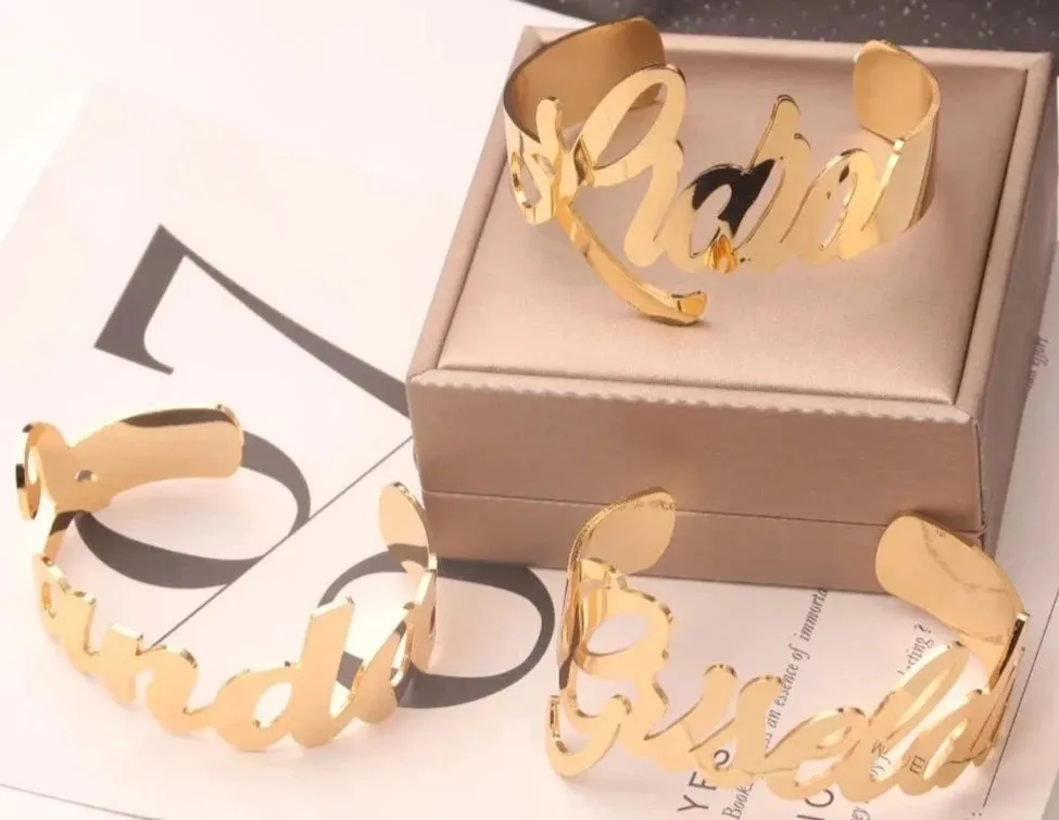 Name Cuff Bangle