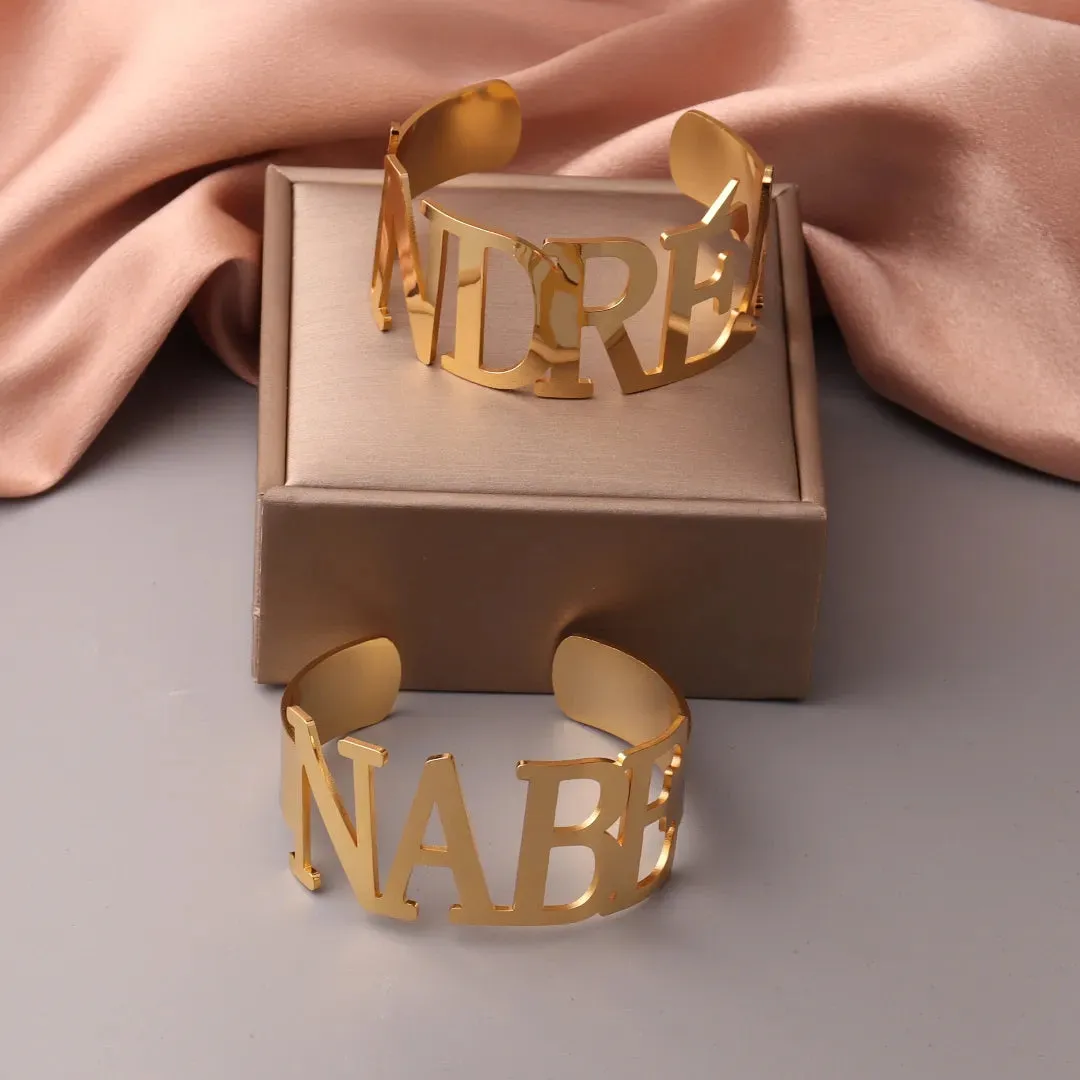 Name Cuff Bangle