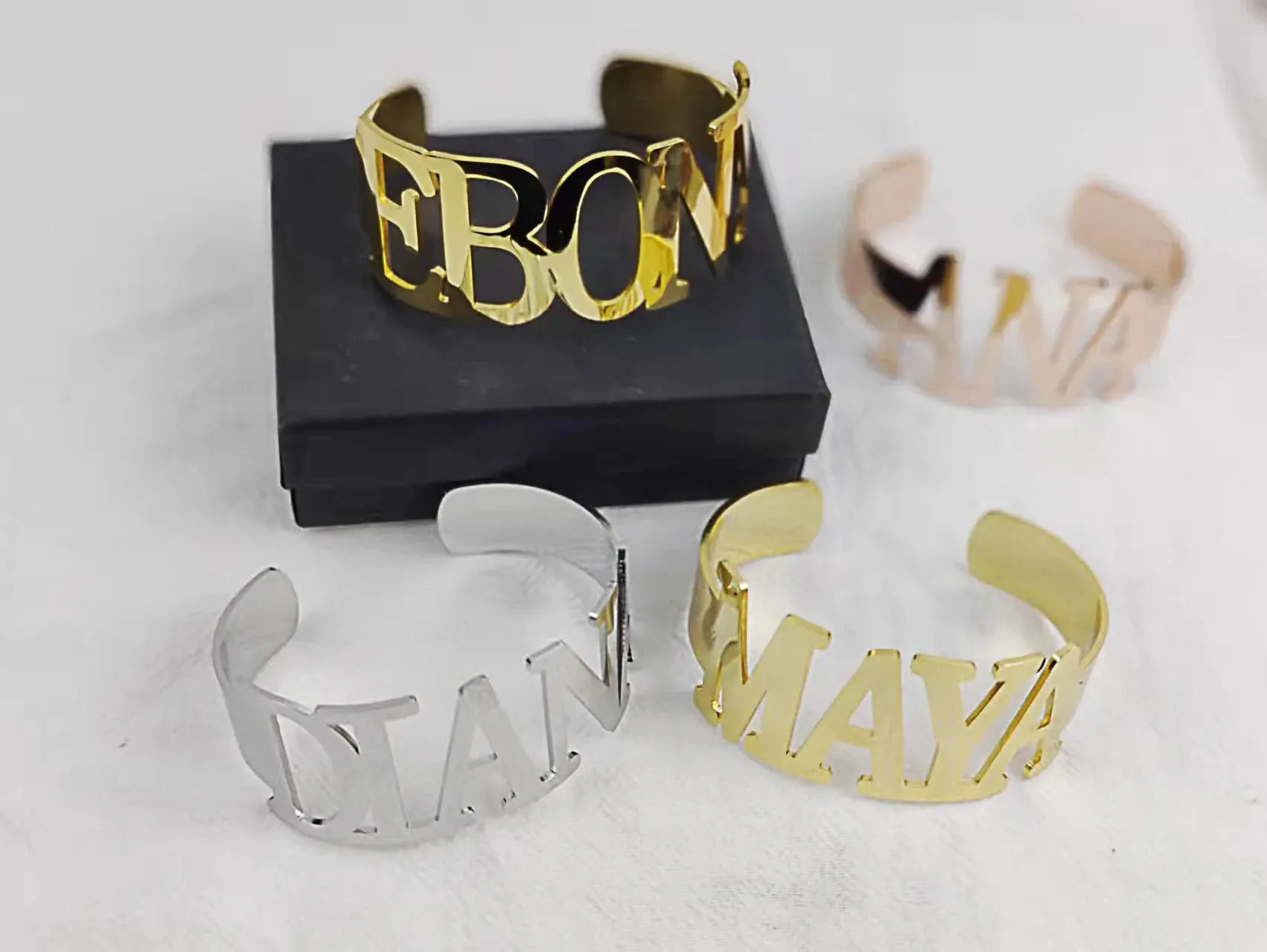 Name Cuff Bangle