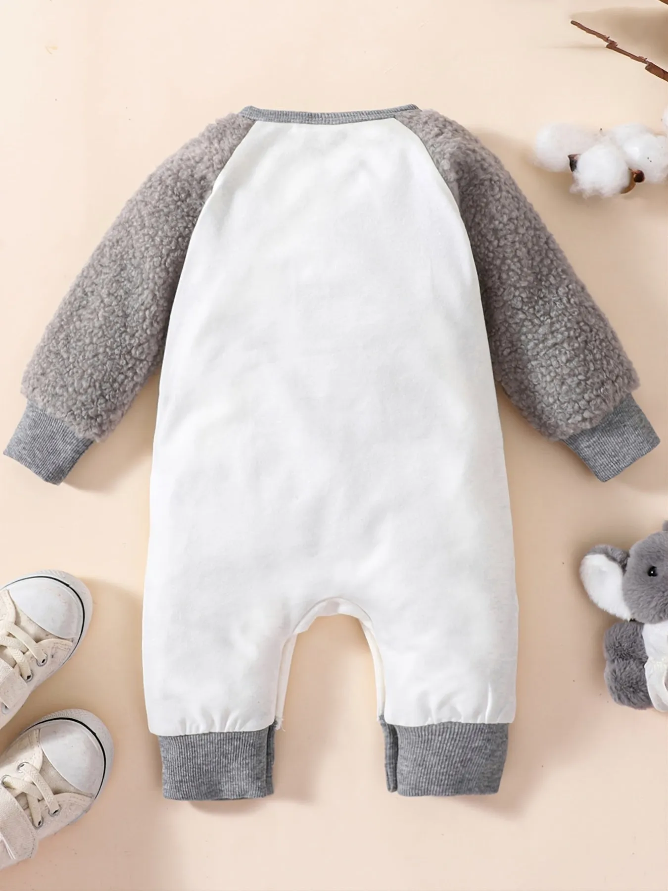 Newborn Infant Cartoon Koala Embroidery Rompe