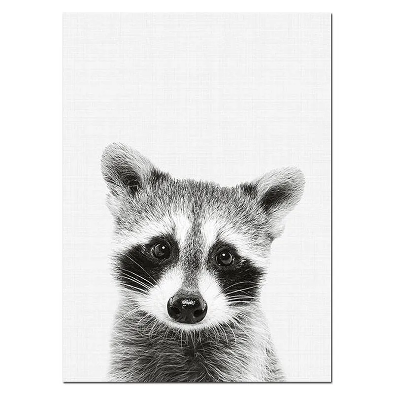 Nursery Animal Prints Cute Baby Animals