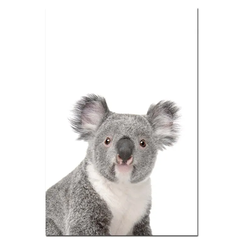 Nursery Animal Prints Cute Baby Animals