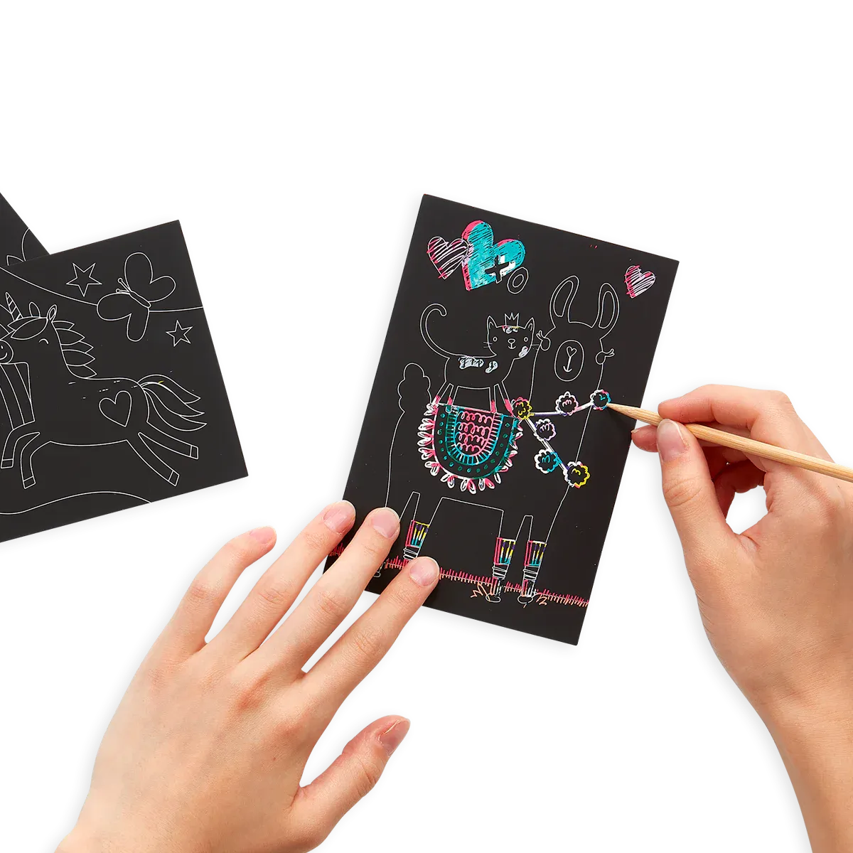 Ooly Scratch and Scribble Mini Scratch Art Kit: Funtastic Friends