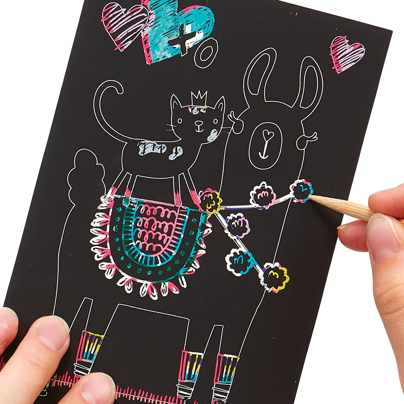 Ooly Scratch and Scribble Mini Scratch Art Kit: Funtastic Friends