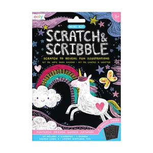 Ooly Scratch and Scribble Mini Scratch Art Kit: Funtastic Friends