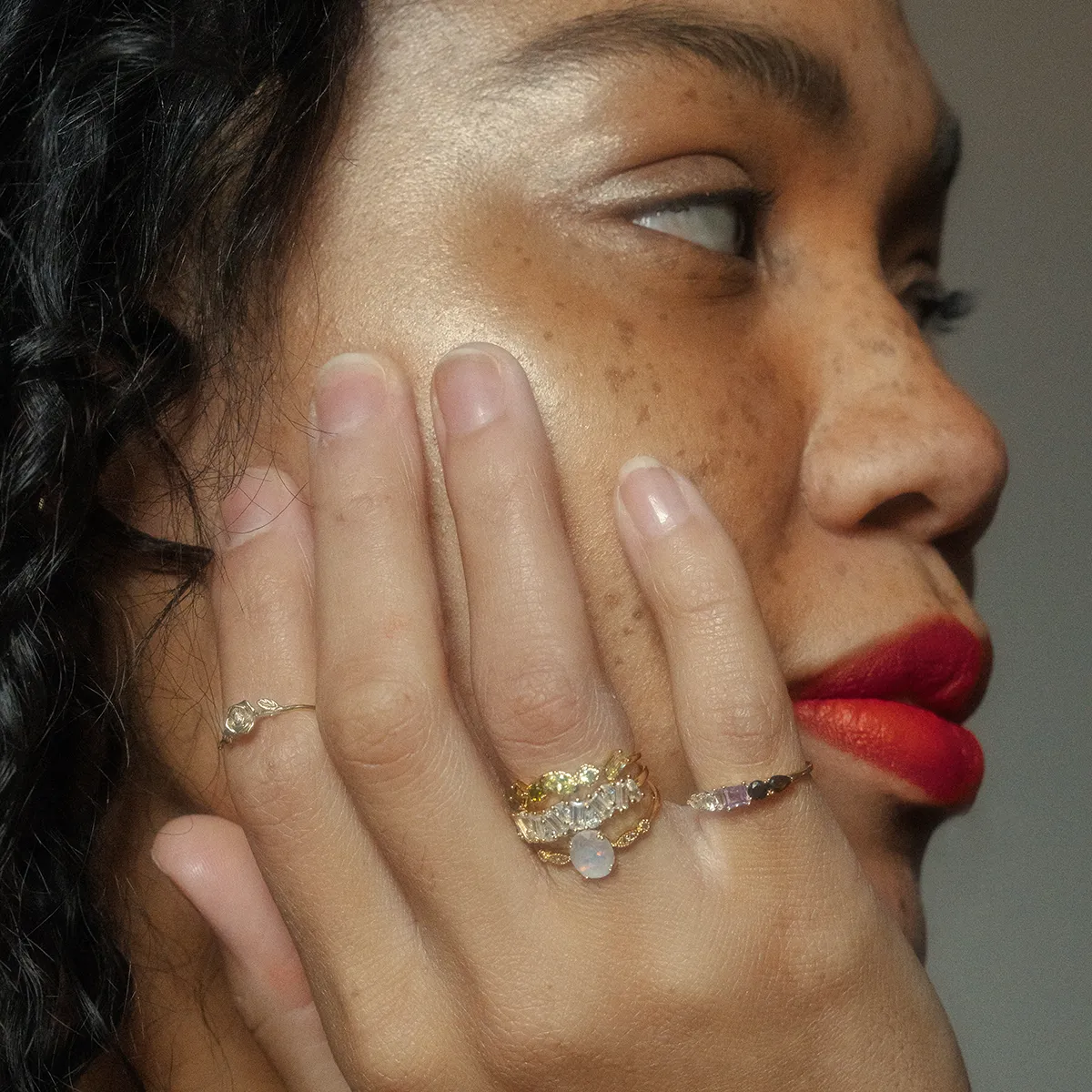 Opal Fire Ring