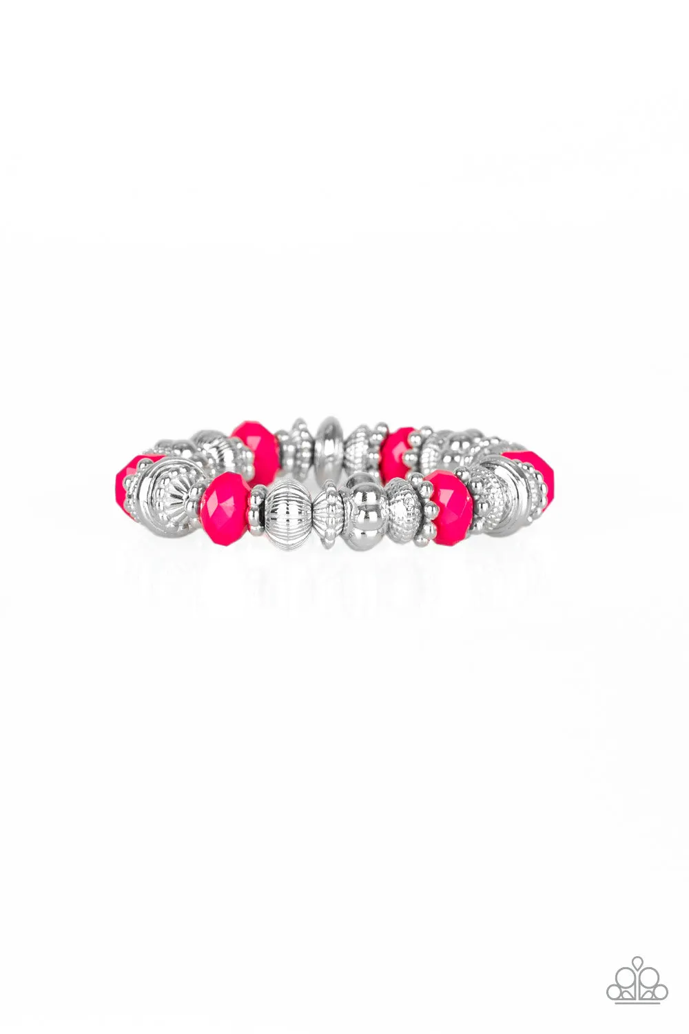 Paparazzi Live Life To The COLOR-fullest Bracelet Pink
