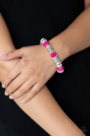 Paparazzi Live Life To The COLOR-fullest Bracelet Pink
