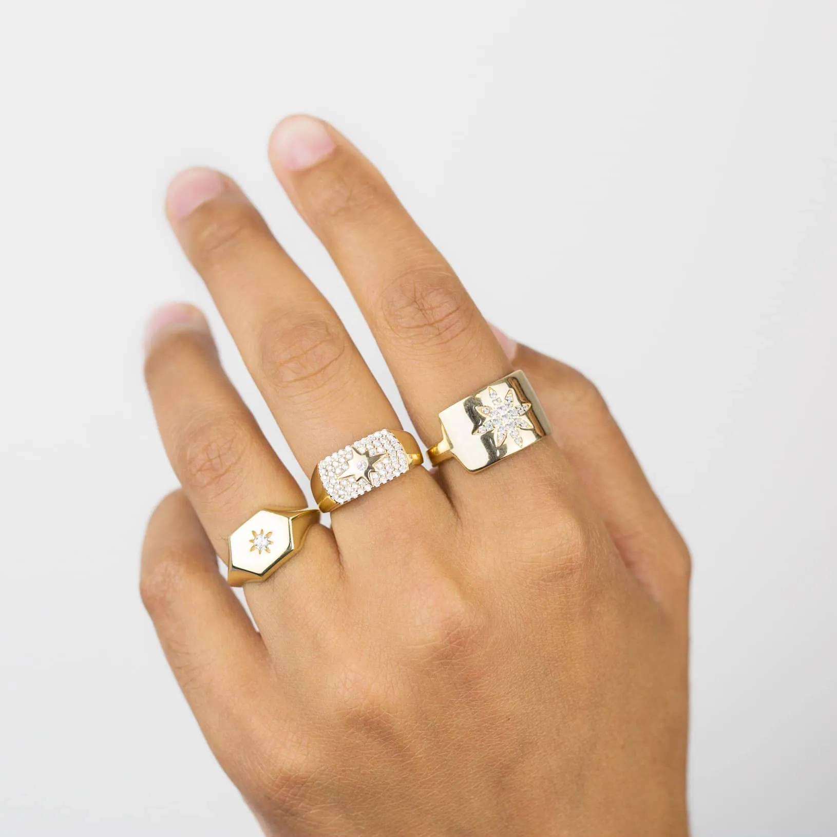 Pavé Starburst Ring