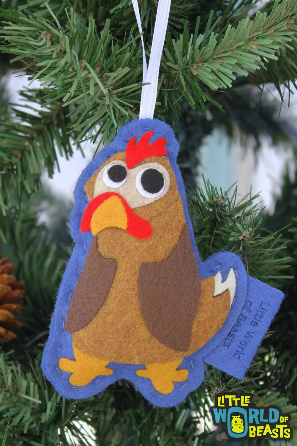 Personalized Josephine the Chicken Ornament