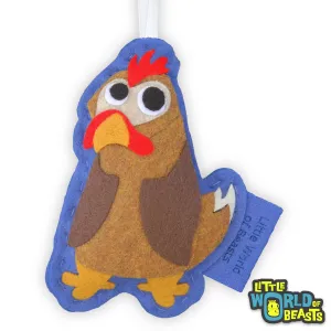 Personalized Josephine the Chicken Ornament
