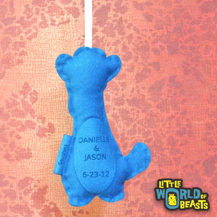 Personalized Josephine the Chicken Ornament