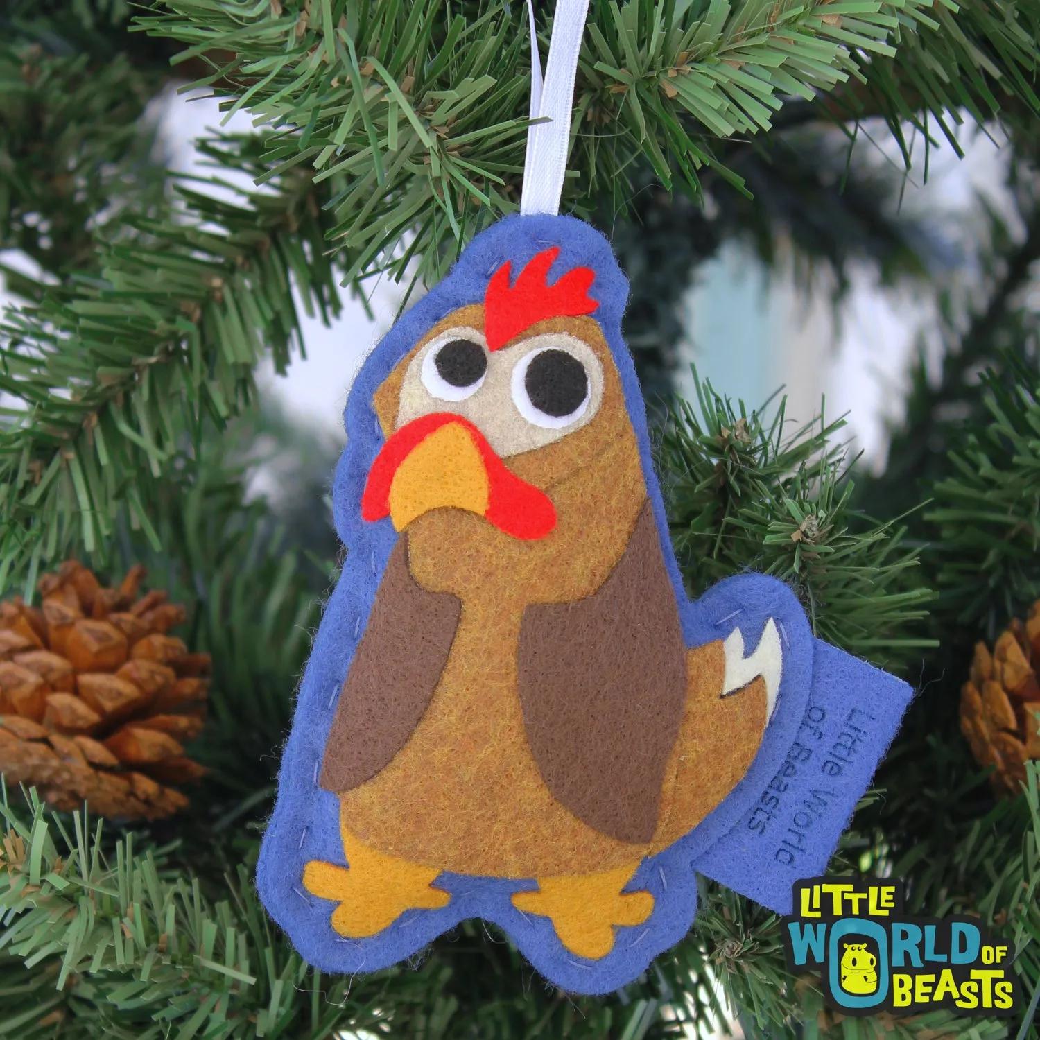 Personalized Josephine the Chicken Ornament