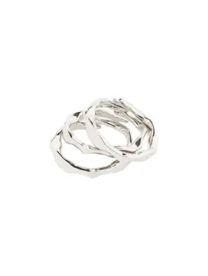 PILGRIM Wyatt 3-in-1 Organic Shaped Ring Set
