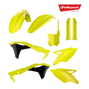 Polisport Kit Kawasaki KX250F '17- Flow Yellow (Includes Fork Guards)