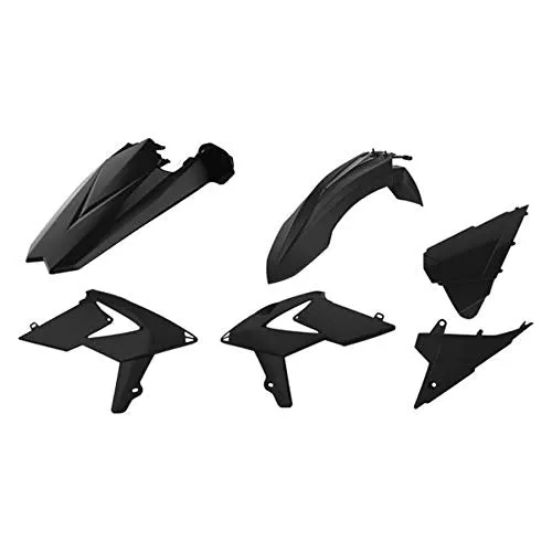 POLISPORT PLASTIC BODY KIT - BLACK_90777