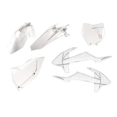 POLISPORT PLASTIC BODY KIT - CLEAR_90770