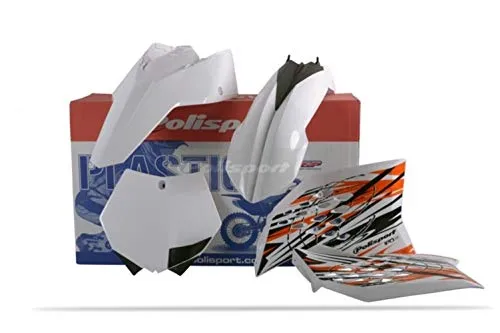 Polisport Plastic Kit - White , Color: White 90556