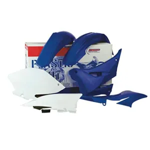 Polisport Plastics Kit Blue/White for Yamaha YZ450F 10-11