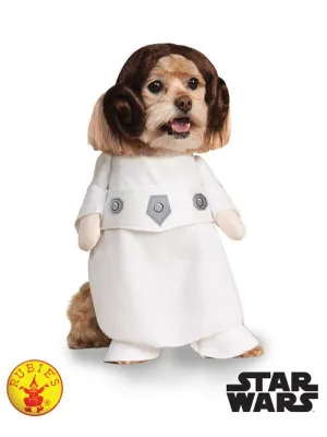 Princess Leia Pet Costume Size M