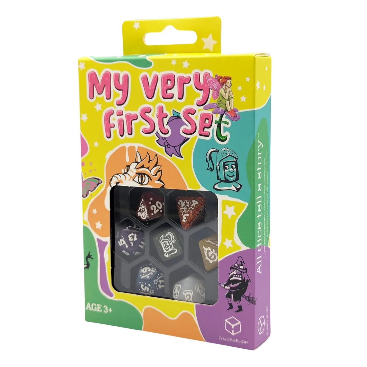 Q Workshop - My Very First Dice Set - Fairy Dust - Dice Set 7