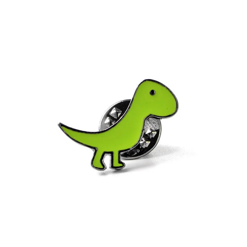 "CARTOON DINOSAUR" SUIT BROOCH D073006