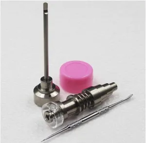 "Little Hybrid" Dab Nail - with Silicone Carb Cap