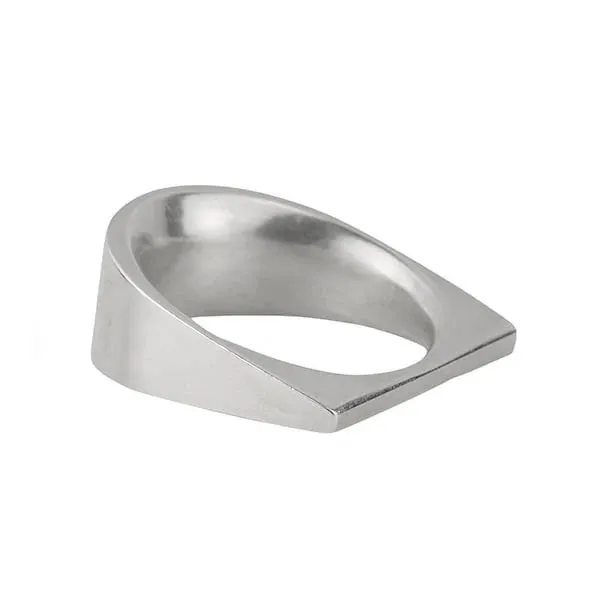 "The Derek" Sterling Silver Hand Carved Ring