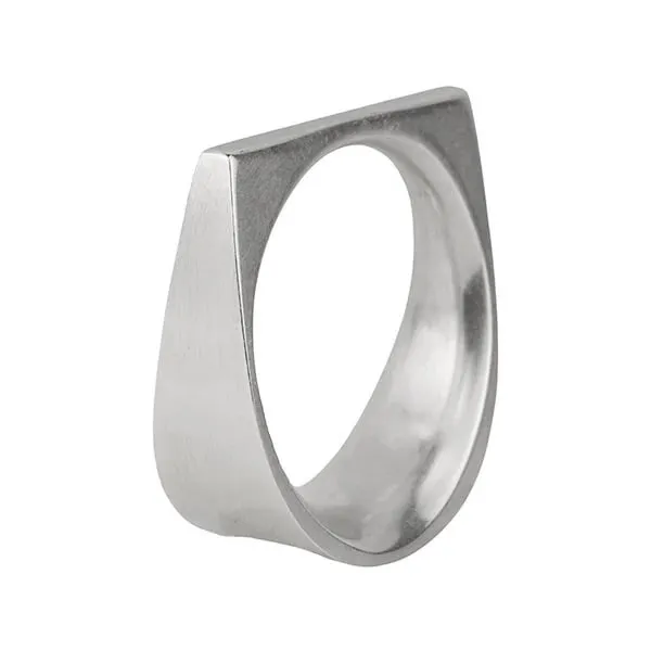 "The Derek" Sterling Silver Hand Carved Ring