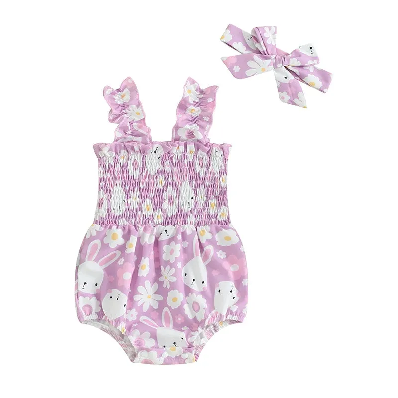 Rabbit Floral Jumpsuit