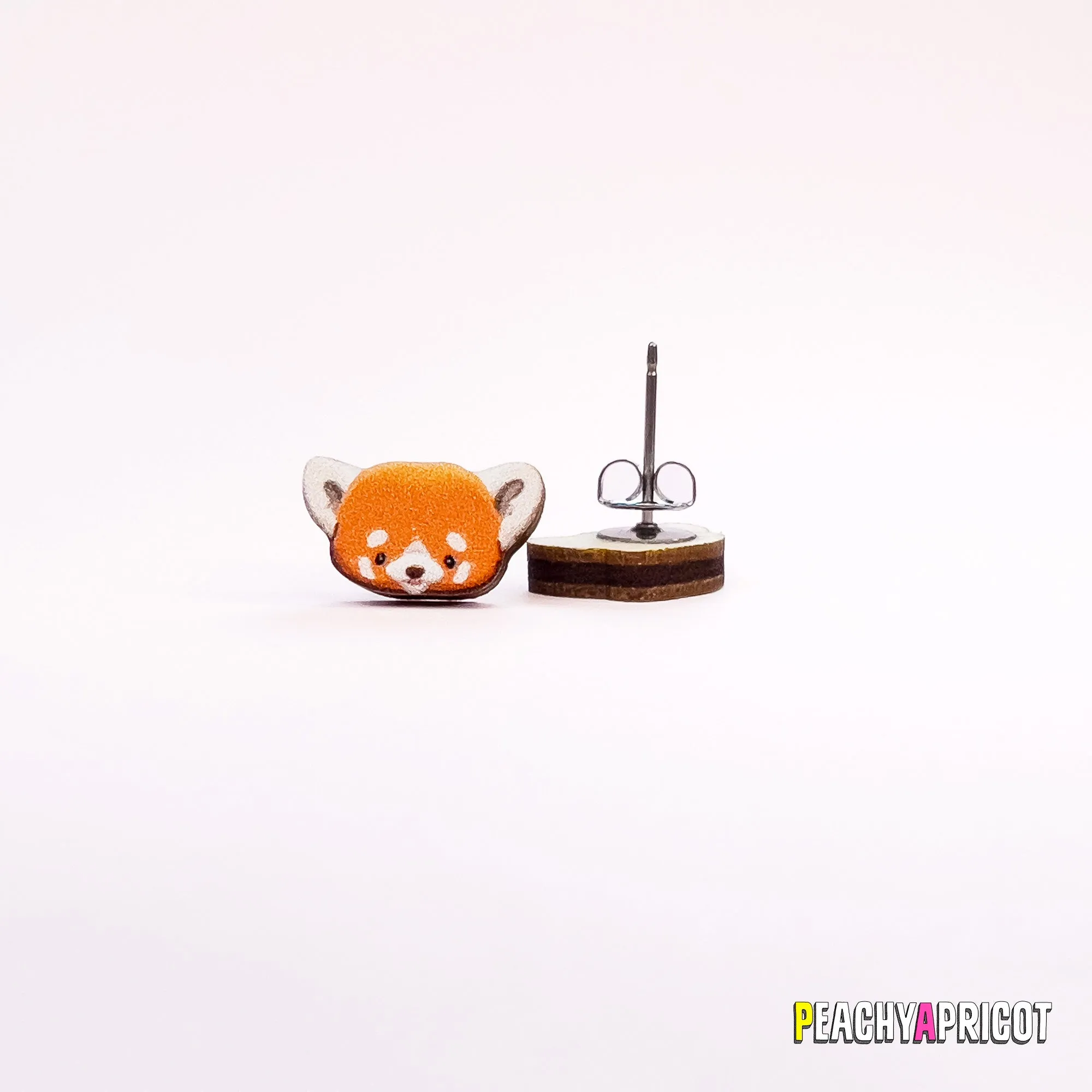 Red Panda Earrings