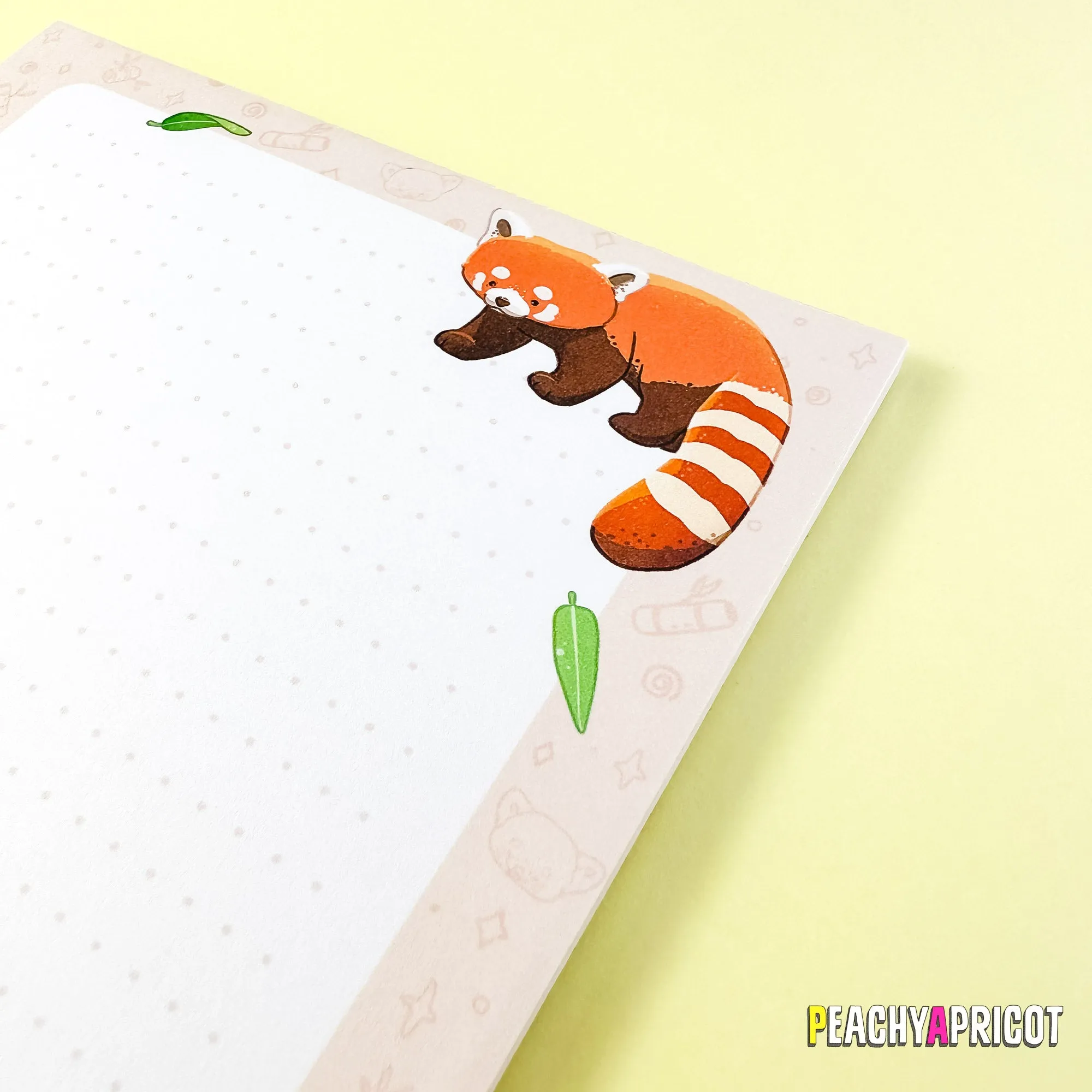Red Panda Notepad