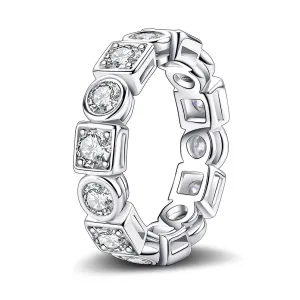 Round Cut Diamond Eternity Ring Band