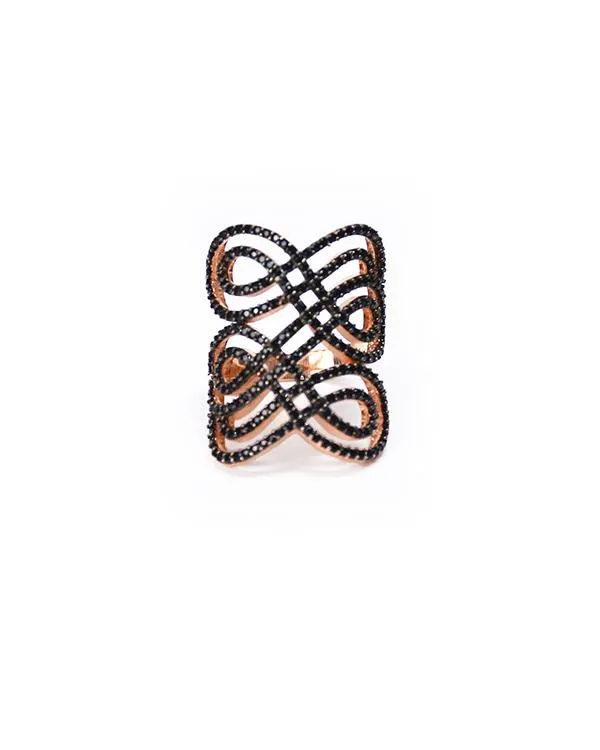 Rox Ring - Double Swirl