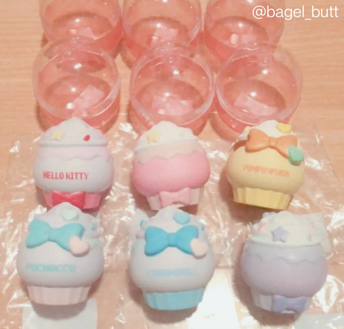 Sanrio Character Gacha Cupcake Squishy