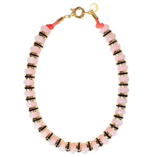 Semi-Precious Necklace Rose Quartz